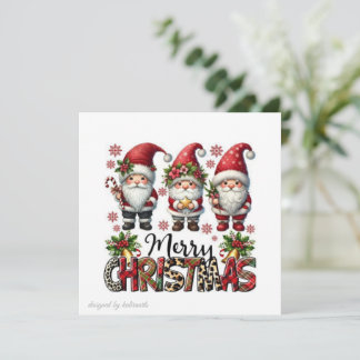 Carte de vœux de Noël joyeux | Salutation festive