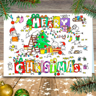 Carte de voeux de Noël Kiwi par Nicole Janes