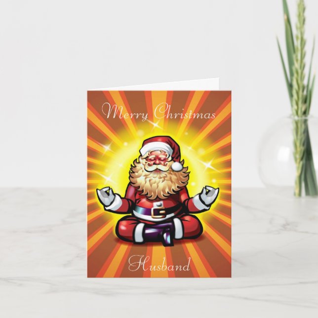 carte de voeux de Noël longue distance-mari (Devant)