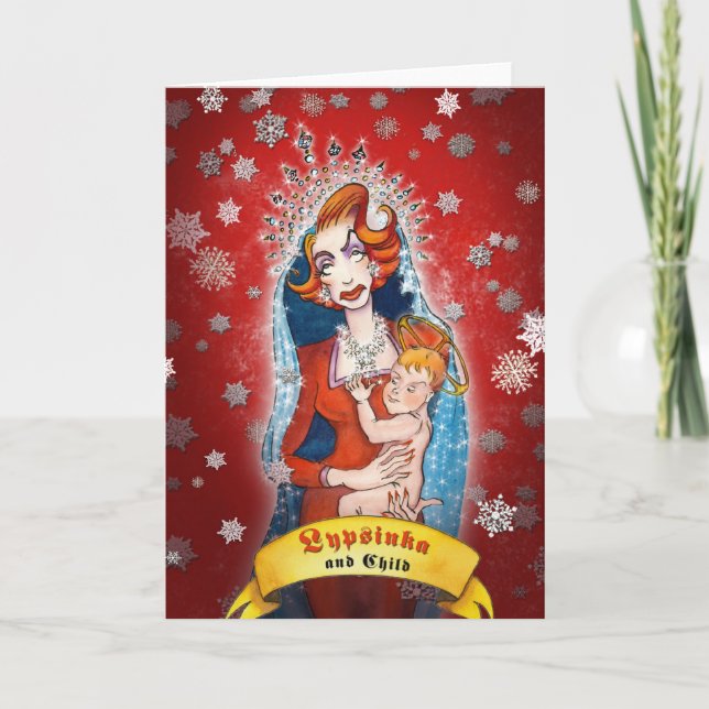 Carte de voeux de Noël n° 1 (vide) (Devant)