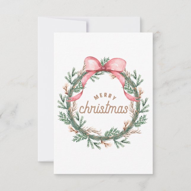 Carte de voeux de Noël n° 27 (Devant)