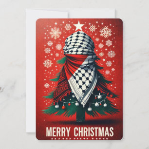 Carte de voeux de Noël PALESTINE