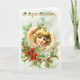 Carte de voeux de Noël personnalisée Angel