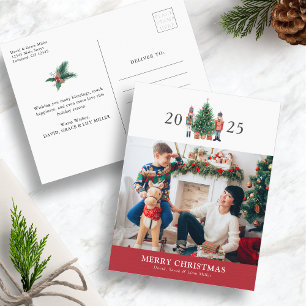 Carte de vœux de Noël photo Joyeux Noël