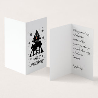 Carte de voeux de Noël pliable personnalisable