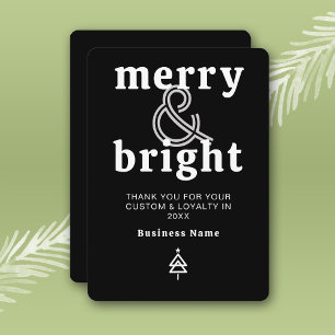 Carte de vœux de Noël pour entreprise Joyeux & Lum