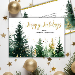 Carte de vœux de Noël pour entreprise moderne