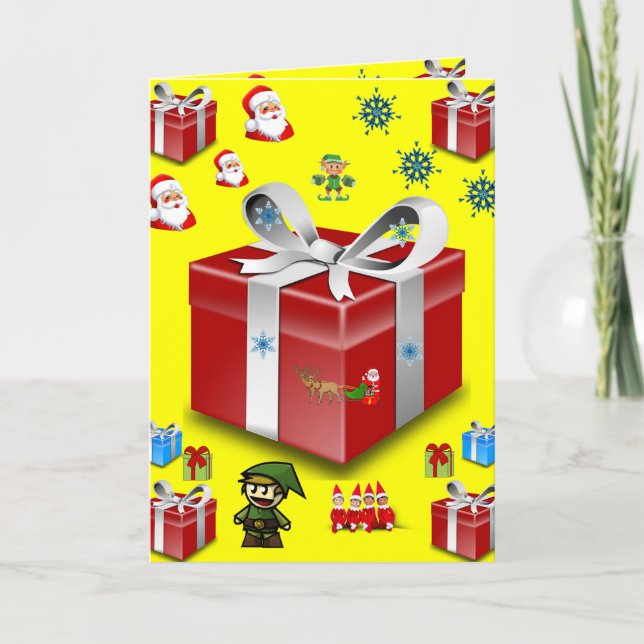 Carte de voeux de Noël pour tous les enfants (Devant)