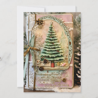 Carte de voeux de Noël pour une saison de joie