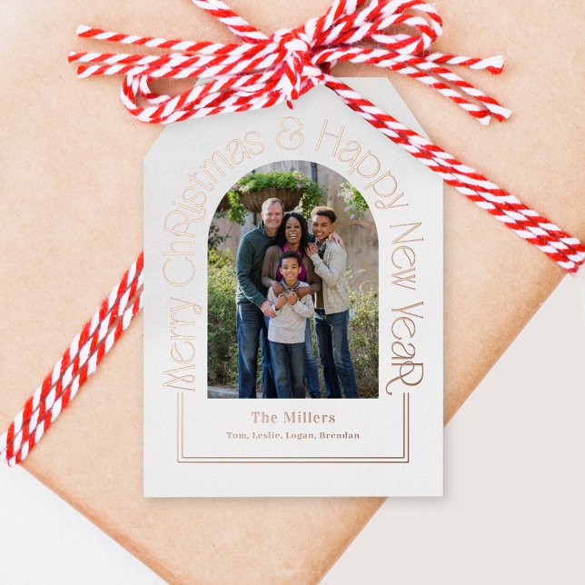 Carte de vœux de Noël REAL FOIL Arch Fête (Créateur téléchargé)