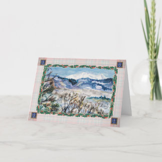 Carte de voeux de Noël Snowy Colorado