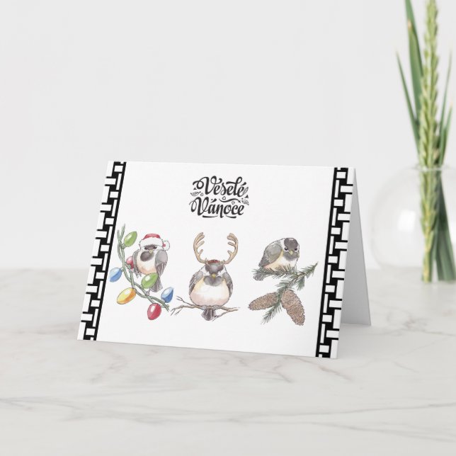 Carte de voeux de Noël tchèque (Devant)