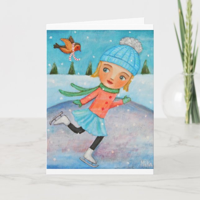 Carte de voeux de Noël unique (Devant)