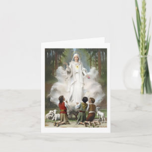 Carte de vœux de Notre-Dame de Fatima