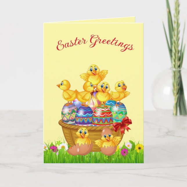 Carte de voeux de Pâques (Devant)