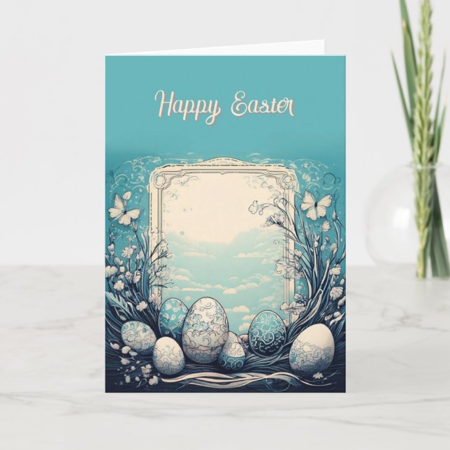 Carte de voeux de Pâques Designer (Devant)