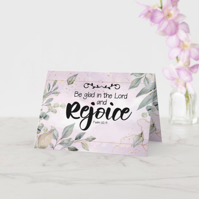 Carte de vœux de Pâques Écriture (Orchidée)