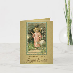 Carte de vœux de Pâques joyeuse et heureuse 210