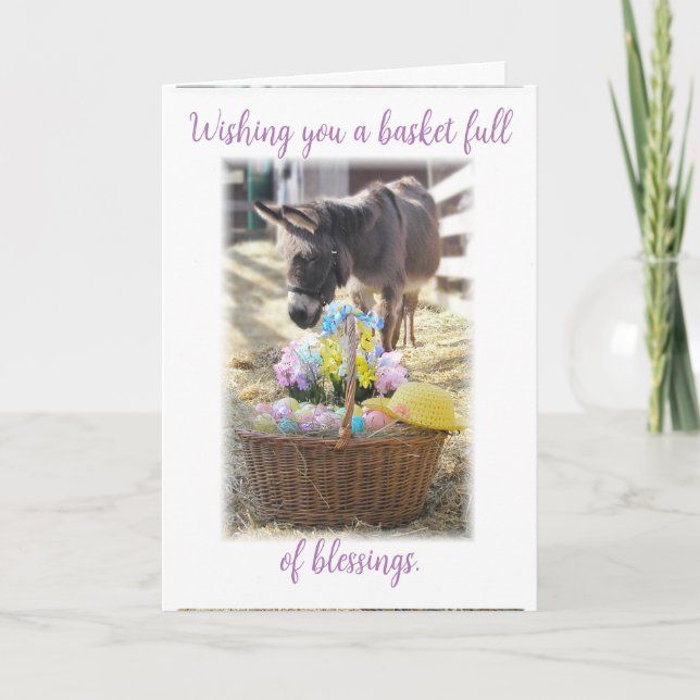 Carte de vœux de Pâques "Joyeuses Pâques" (Devant)