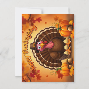 Carte de voeux de Pèlerin de Thanksgiving Turquie