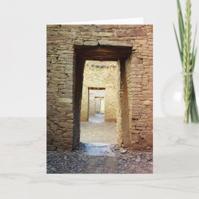 Carte de voeux de porte d'Anasazi (Devant)