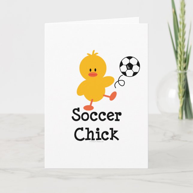 Carte de voeux de poussette de football (Devant)
