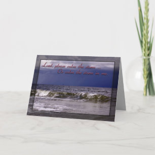 Carte de voeux de prière chrétienne