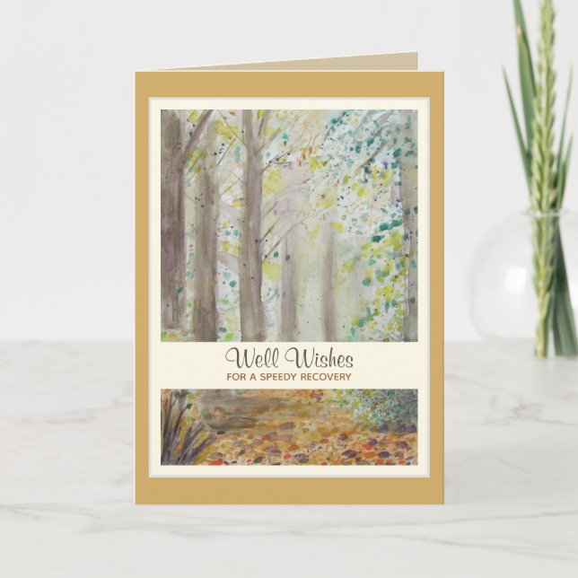 Carte de voeux de récupération rapide (Devant)