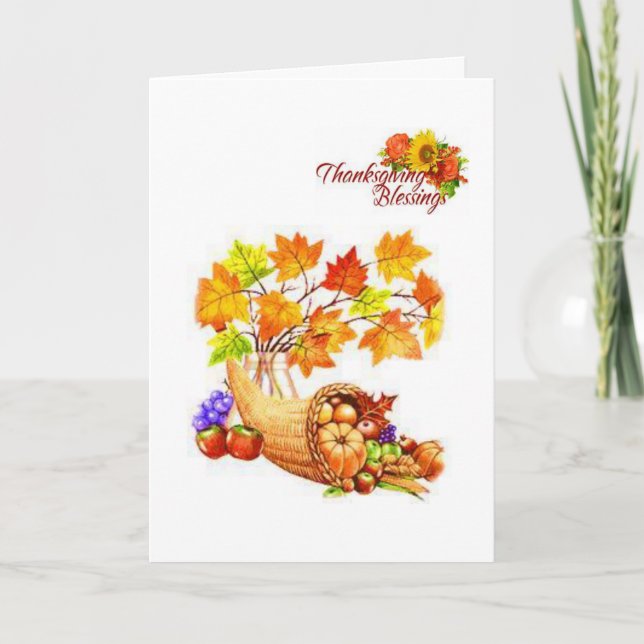 Carte de voeux de remerciement (Devant)