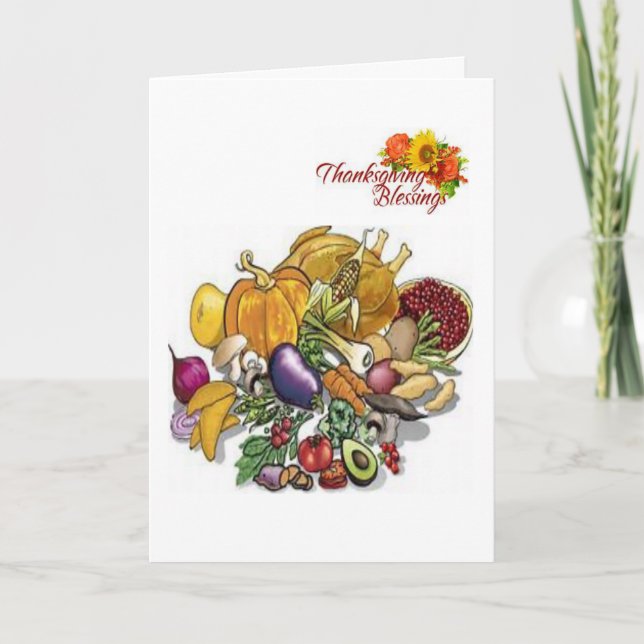 Carte de voeux de remerciement (Devant)