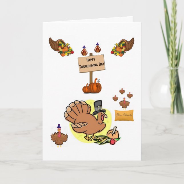 Carte de voeux de remerciement (Devant)