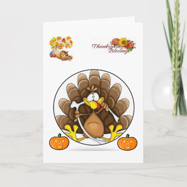 Carte de voeux de remerciement (Devant)