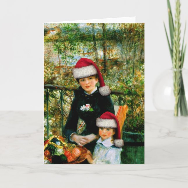 Carte de voeux de Renoir Père Noël (Devant)