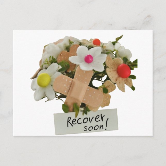 Carte de vœux de rétablissement (Devant)