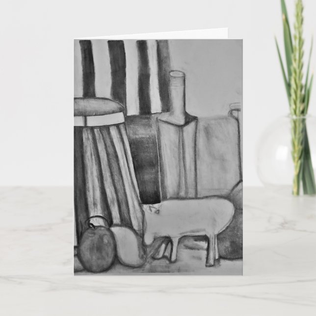 Carte de vœux de rétablissement "De la ferme à l'é (Devant)