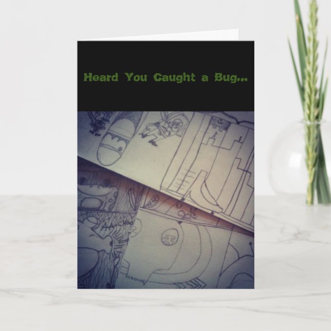 Carte de vœux de rétablissement "ExploraStory Sket (Devant)