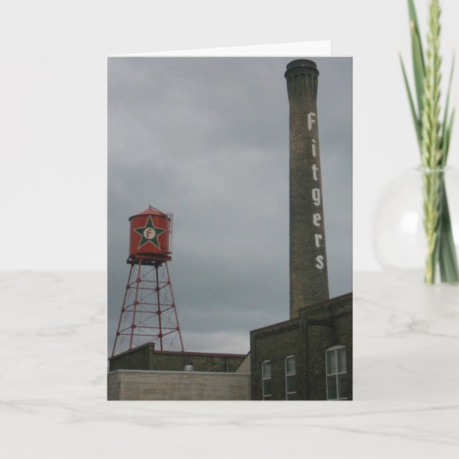 Carte de vœux de rétablissement "Fitgers" (Devant)