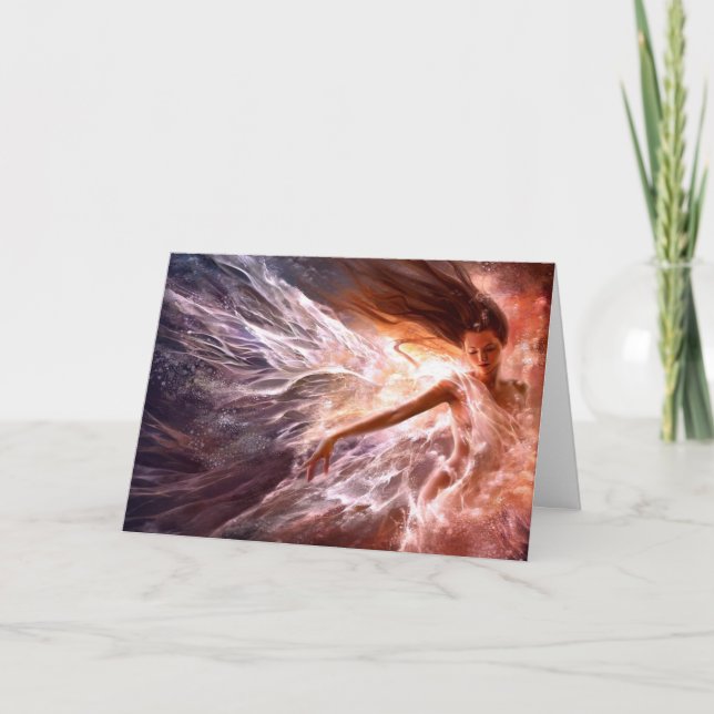 Carte de voeux de rêve impossible (Devant)