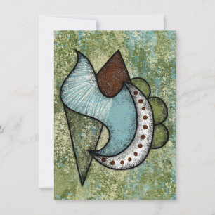 Carte de voeux de route Pittoresque