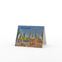 Carte de voeux de Saguaro de l'Arizona