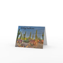 Carte de voeux de Saguaro de l'Arizona