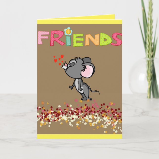 Carte de voeux de Saint Valentin Be Valentine Mous (Devant)