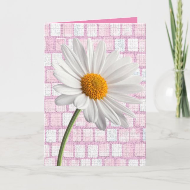 Carte de voeux de Saint Valentin Daisy (Devant)