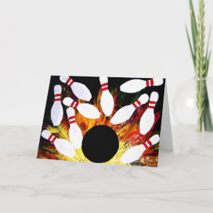 Carte de voeux de STYLE de GRÈVE de CUVETTE de