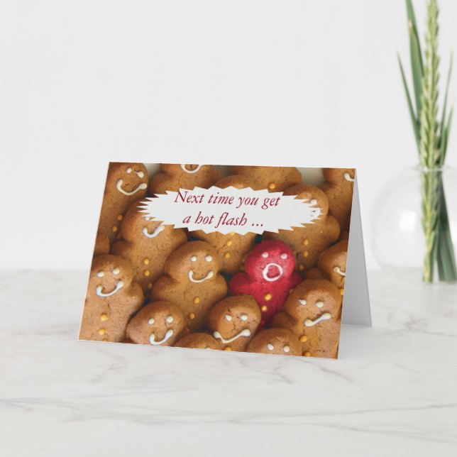 Carte de voeux de support de ménopause (Devant)