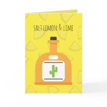 Carte de voeux de tequila