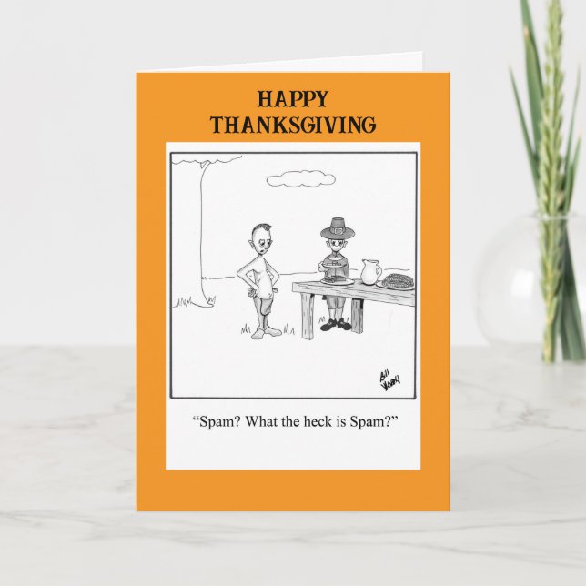 Carte de voeux de Thanksgiving (Devant)