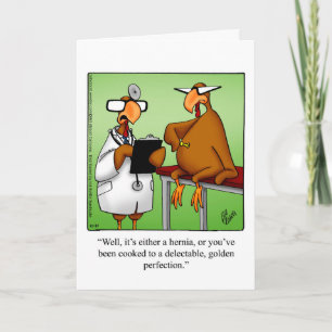 Carte de voeux de Thanksgiving amusante "Spectickl