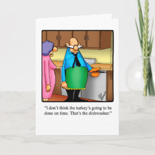 Carte de voeux de Thanksgiving amusante "Spectickl
