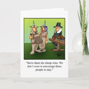 Carte de voeux de Thanksgiving amusante "Spectickl